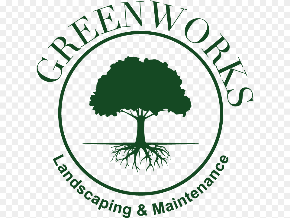 Greenworks Landscape And Maintenance Logo Tree, Plant, Vegetation, Green, Face Free Png