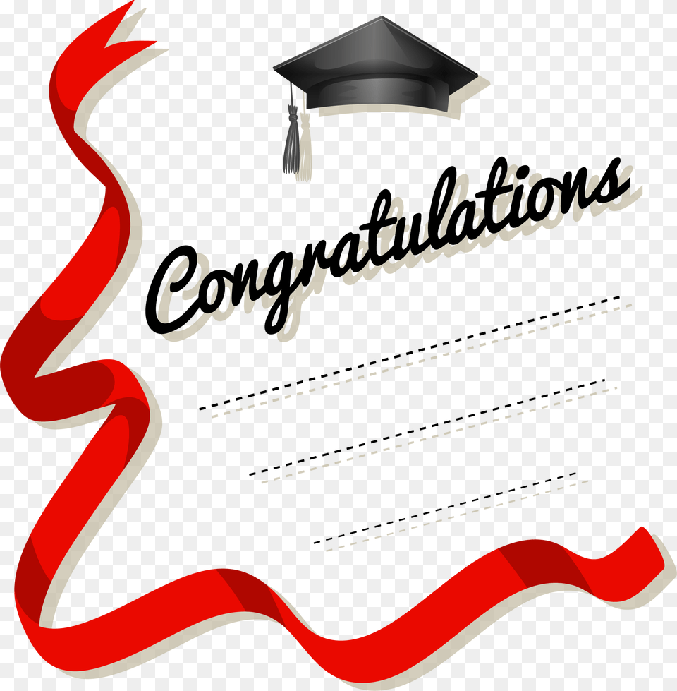 Greeting Card Download Stock Photography Red Ribbon Congratulations, People, Person, Text, Graduation Free Png
