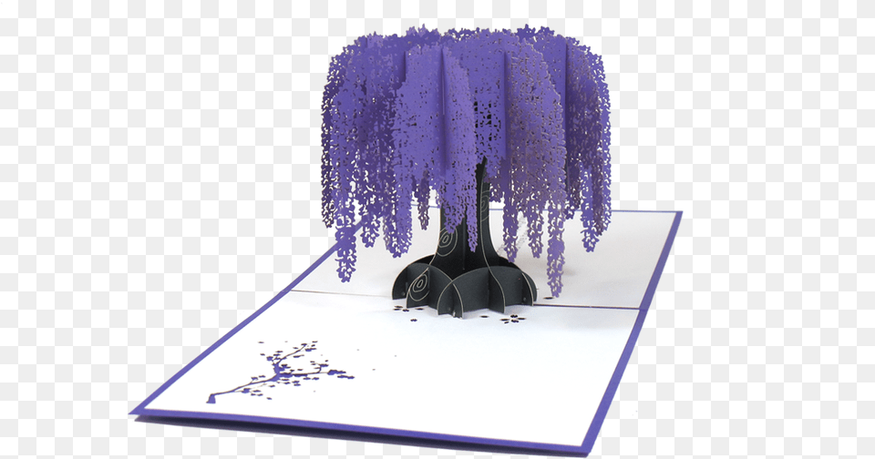 Greeting Card Wisteria, Plant, Tree, Flower, Lamp Free Png Download