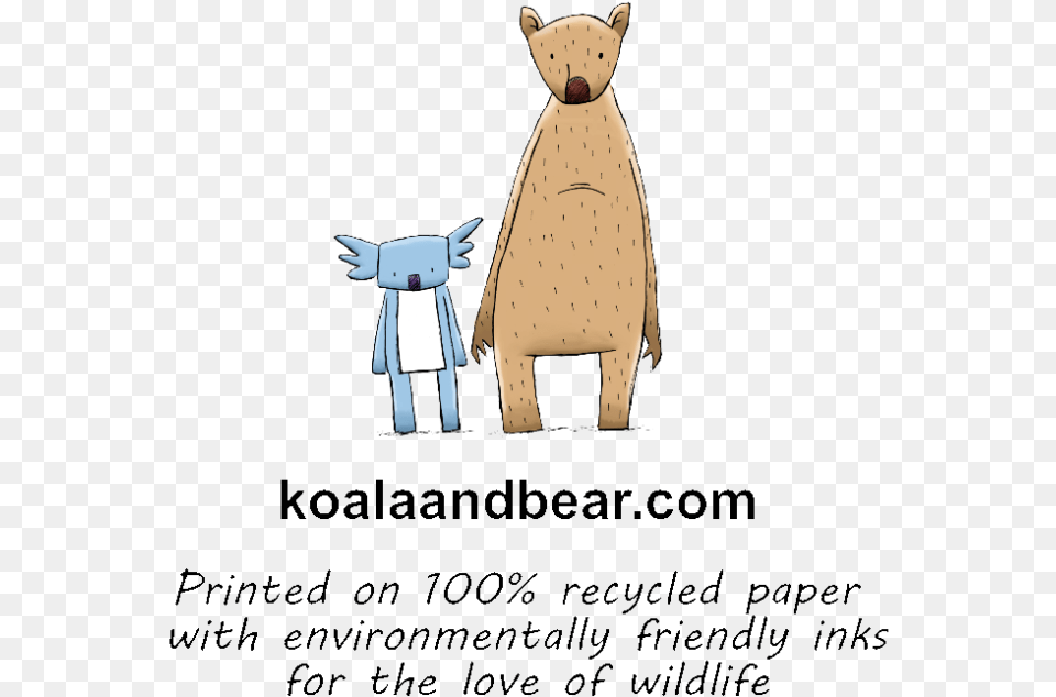 Greeting Cards Printed On Recycled Paper Using Environmentally Grizzly Bear And Koala, Animal, Bird, Penguin, Baby Png Image
