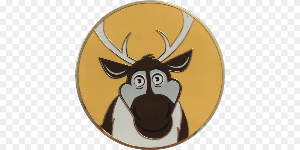 Greetings From Arendelle Reindeer, Logo, Badge, Symbol, Animal Png