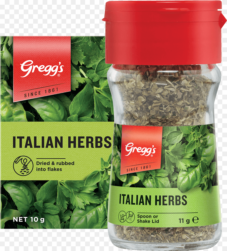 Greggs Italian Herbs, Herbal, Plant, Food Free Png