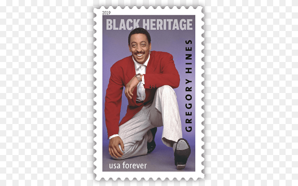 Gregory Hines Tapped For 2019 Black Heritage Us Postage Stamps 2019, Adult, Male, Man, Person Free Png Download