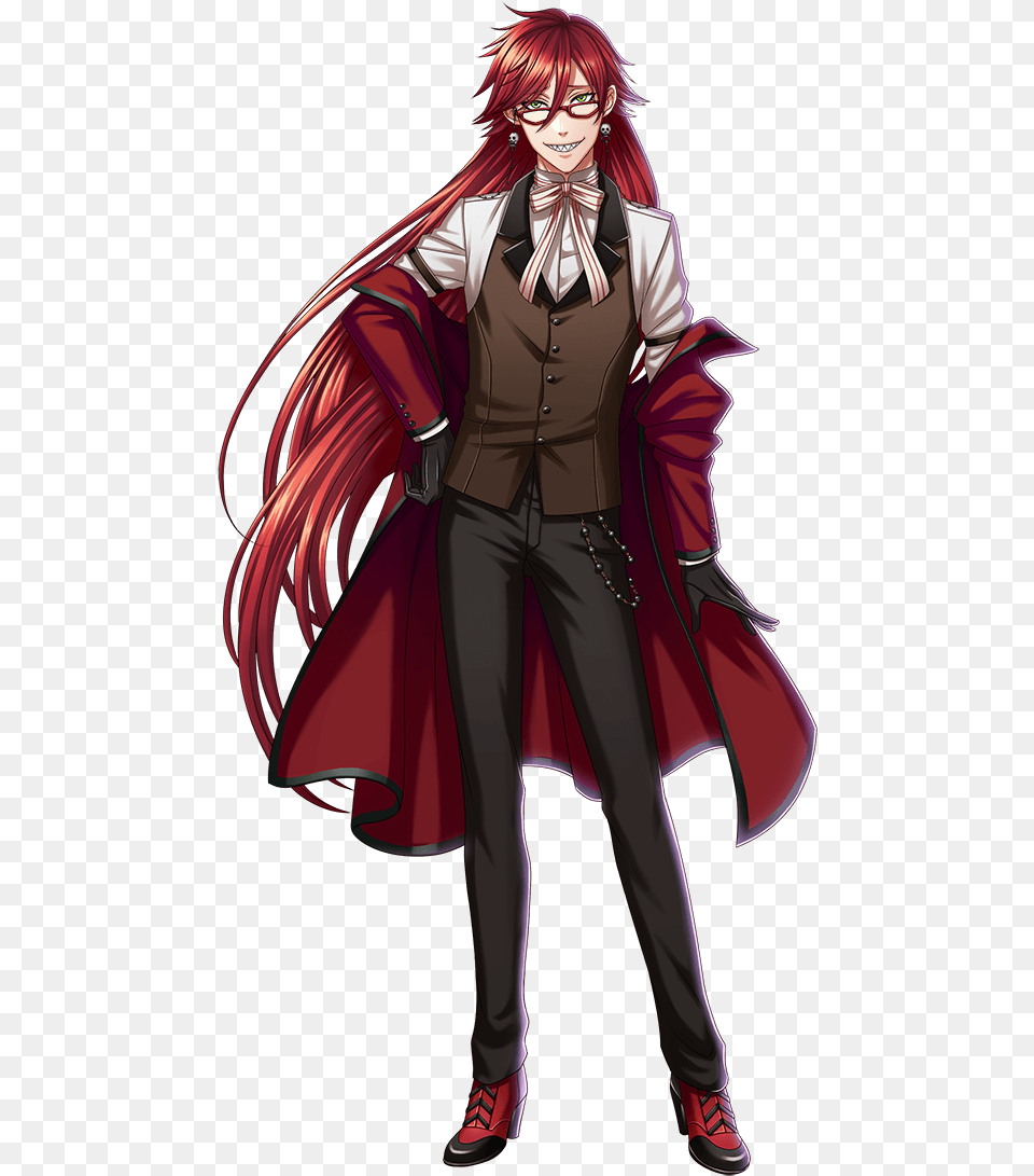 Grell Memes Anime Grell Sutcliff Trans Icon, Book, Publication, Comics, Adult Free Png