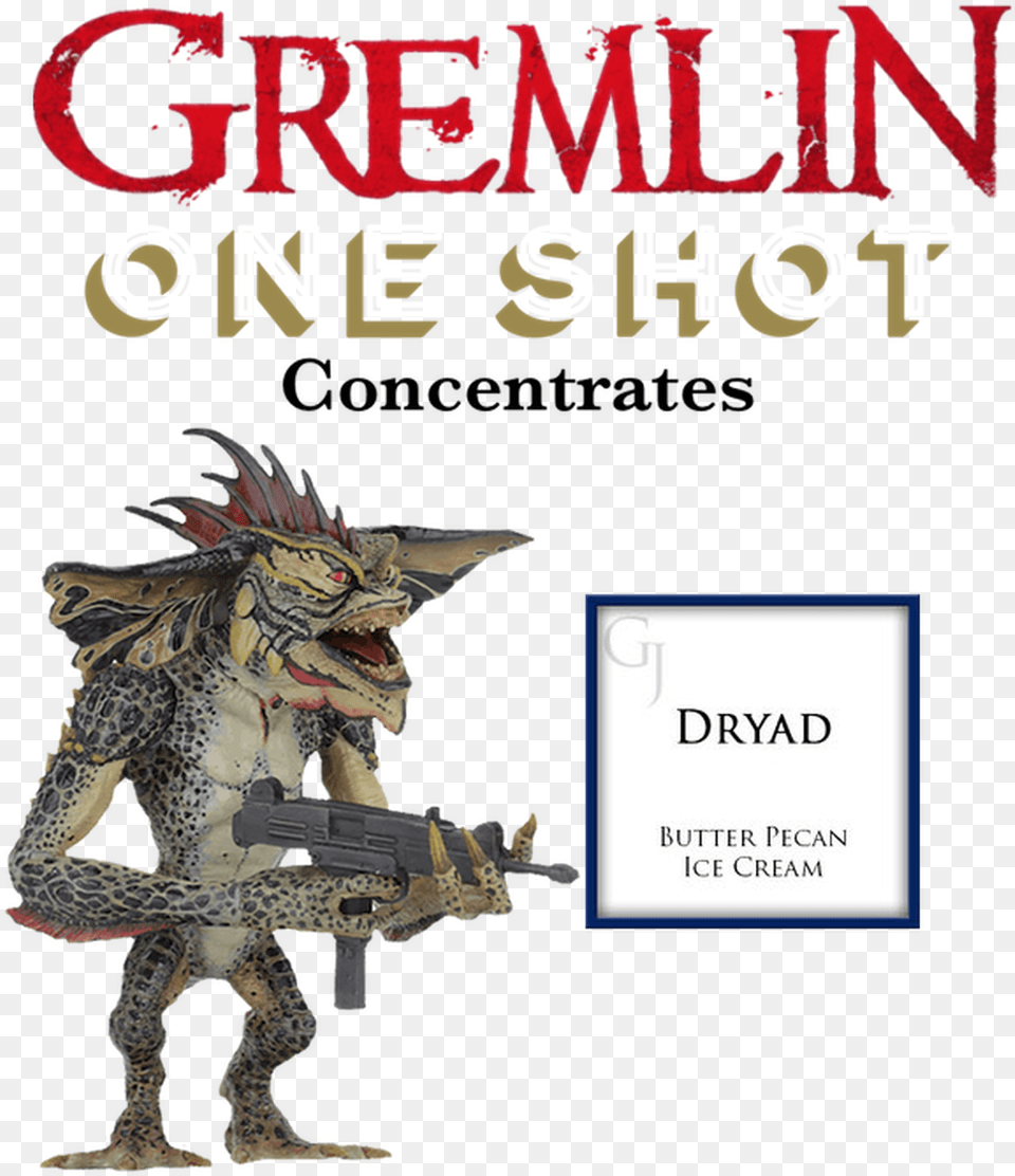 Gremlin One Shot Dryad Gremlins 2, Book, Publication, Animal, Dinosaur Png Image