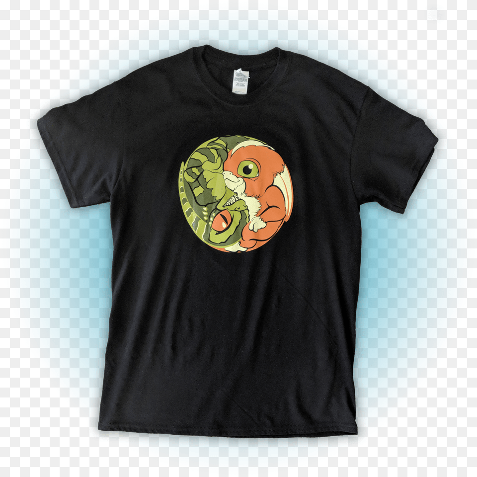 Gremlinmogwai Yin Yang T Shirt Illustration, Clothing, T-shirt Png Image