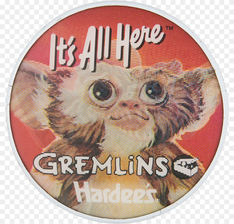 Gremlins It39s All Here Hardees Label, Animal, Cat, Pet, Mammal Free Transparent Png