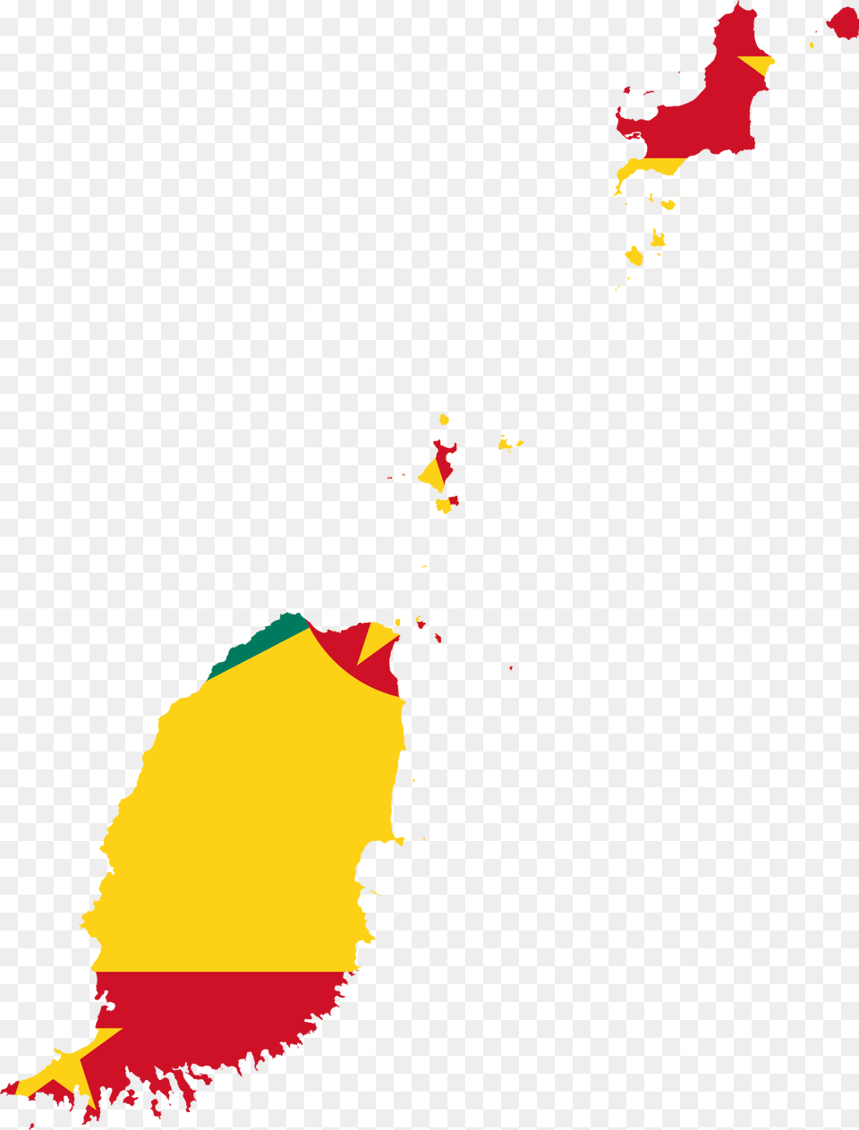 Grenada Map And Flag, Outdoors, Sea, Water, Nature Free Transparent Png