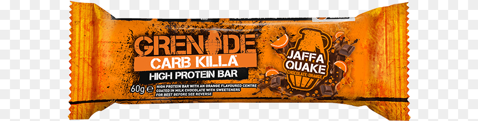 Grenade Carb Killa Bar Jaffa Quake Grenade Carb Killa Jaffa Quake, Food, Sweets Free Png Download