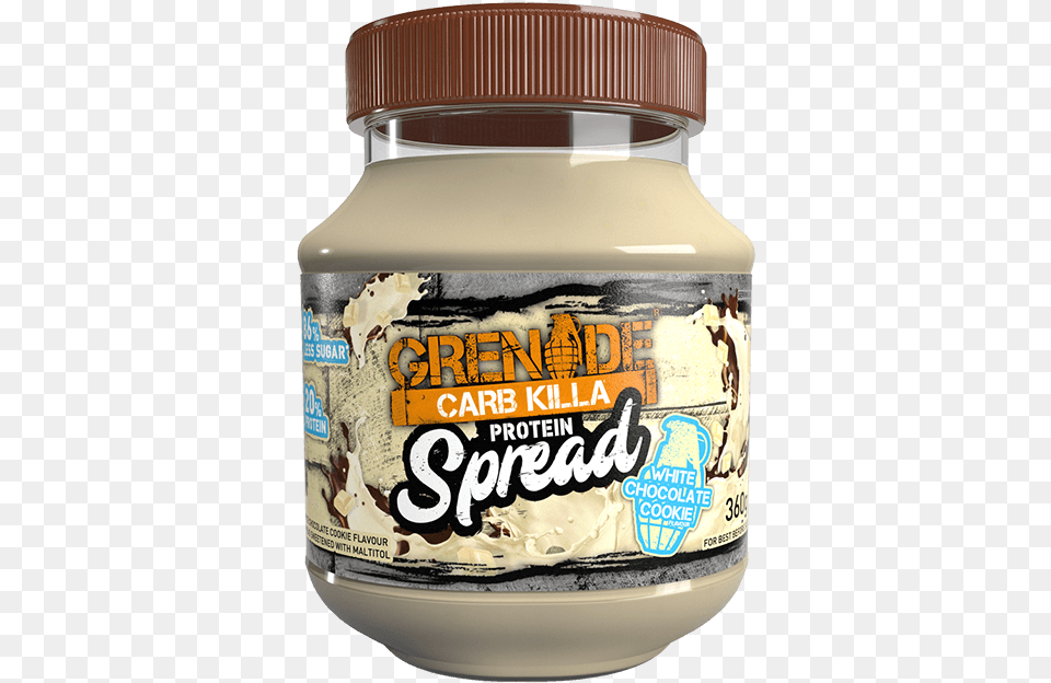 Grenade Carb Killa Spread, Food, Peanut Butter, Mayonnaise, Bottle Free Png Download