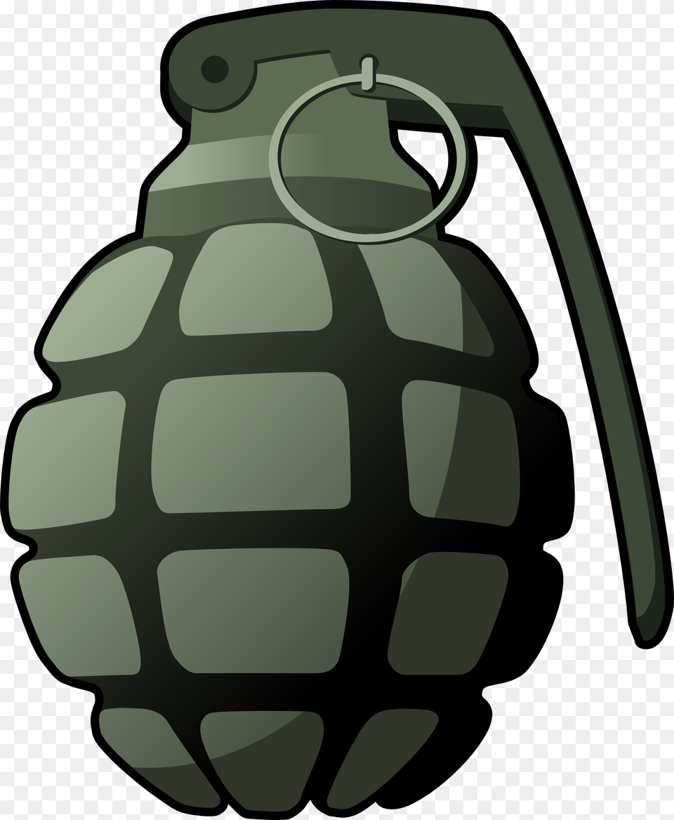 Grenade F1 Cartoon Grenade, Ammunition, Weapon, Bomb Png Image