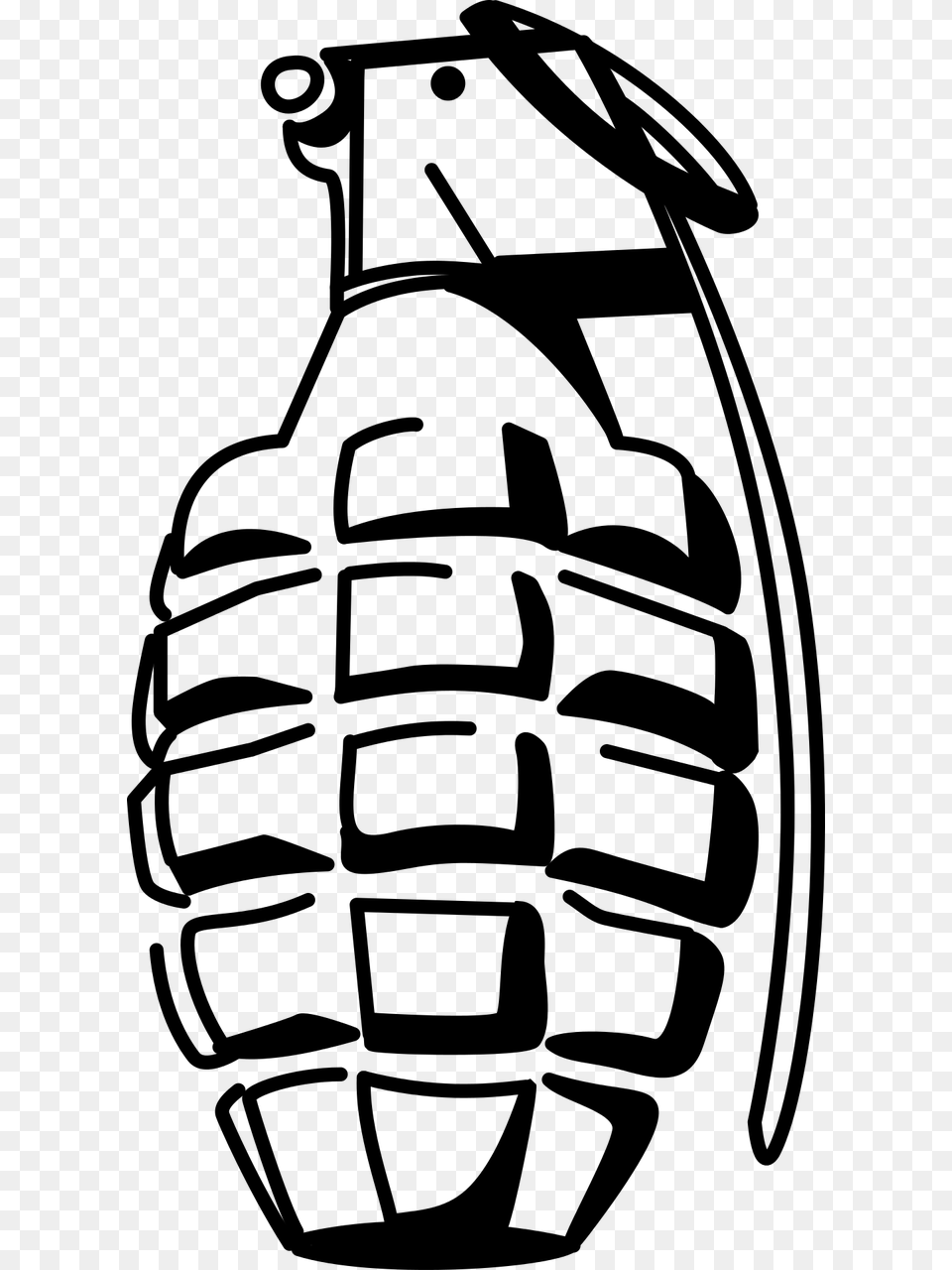 Grenade Hand Grenade Mk2 Free Picture Grenade Vector, Gray Png