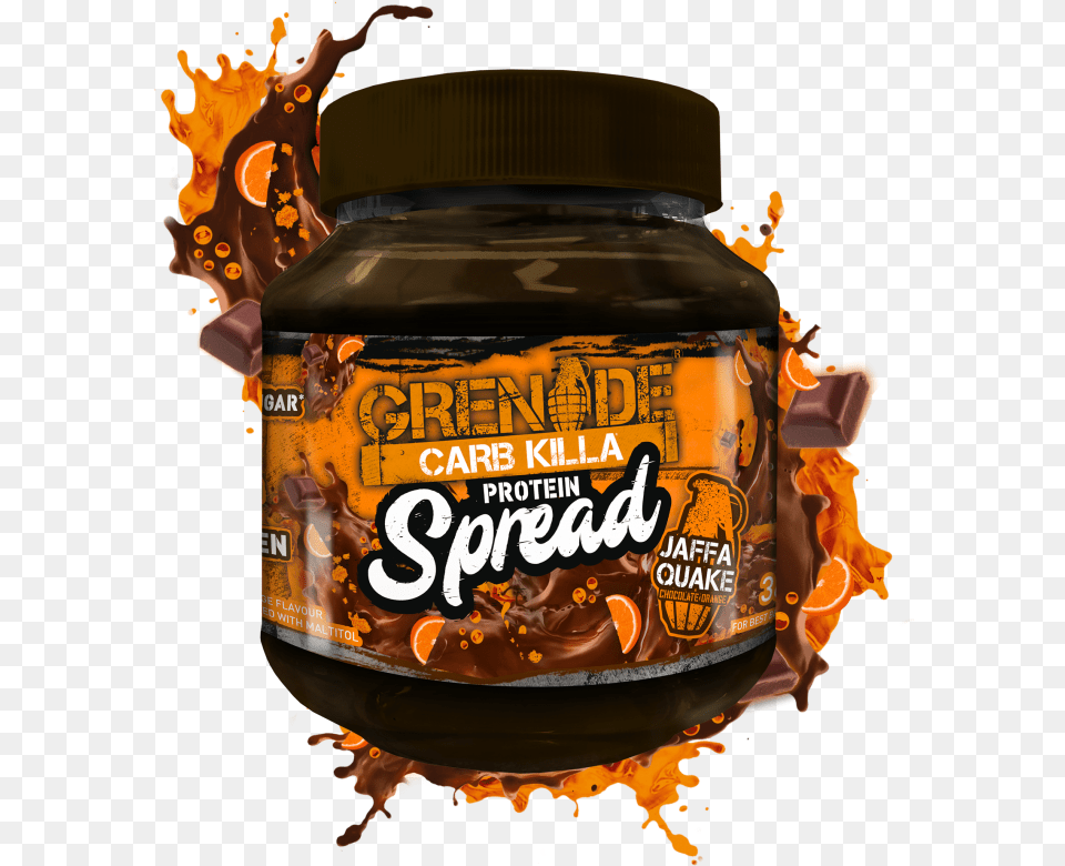 Grenade Jaffa Quake Spread, Food, Peanut Butter Png Image