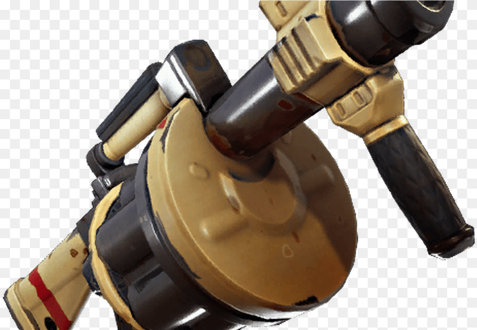 Grenade Launcher Fortnite Wiki Blue Grenade Launcher Fortnite, Coil, Machine, Rotor, Spiral Free Png Download