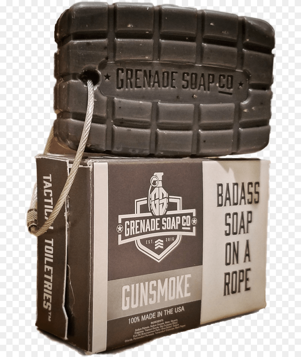Grenade Soap Co Grenade Soap In Gunsmoke, Tire, Ammunition, Weapon, Box Png