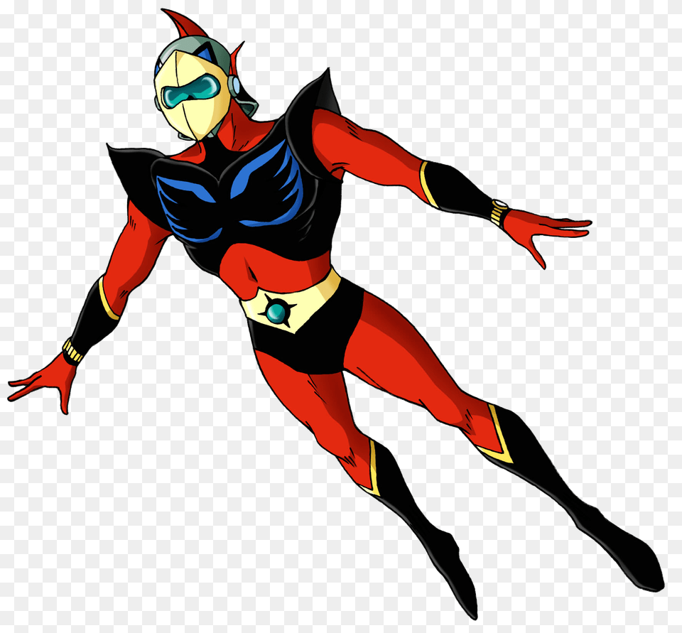 Grendizer Character Flying, Adult, Female, Person, Woman Png Image