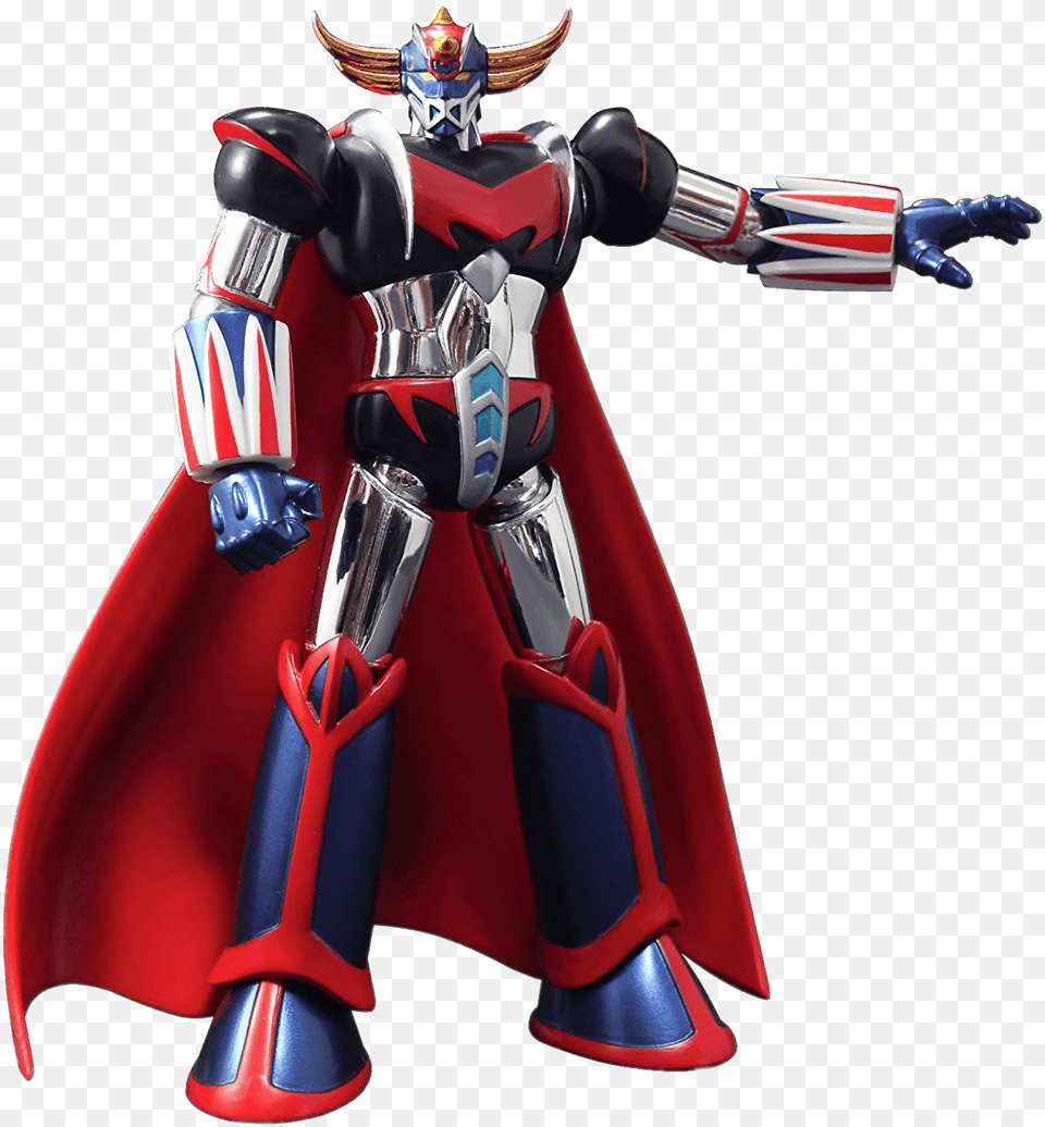 Grendizer Goldorak Figure With Cape Goldorak Figurine, Clothing, Adult, Female, Person Png Image