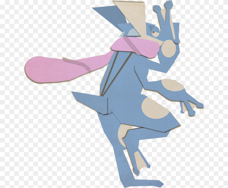 Greninja Download Origami, Book, Comics, Publication, Cartoon Free Png