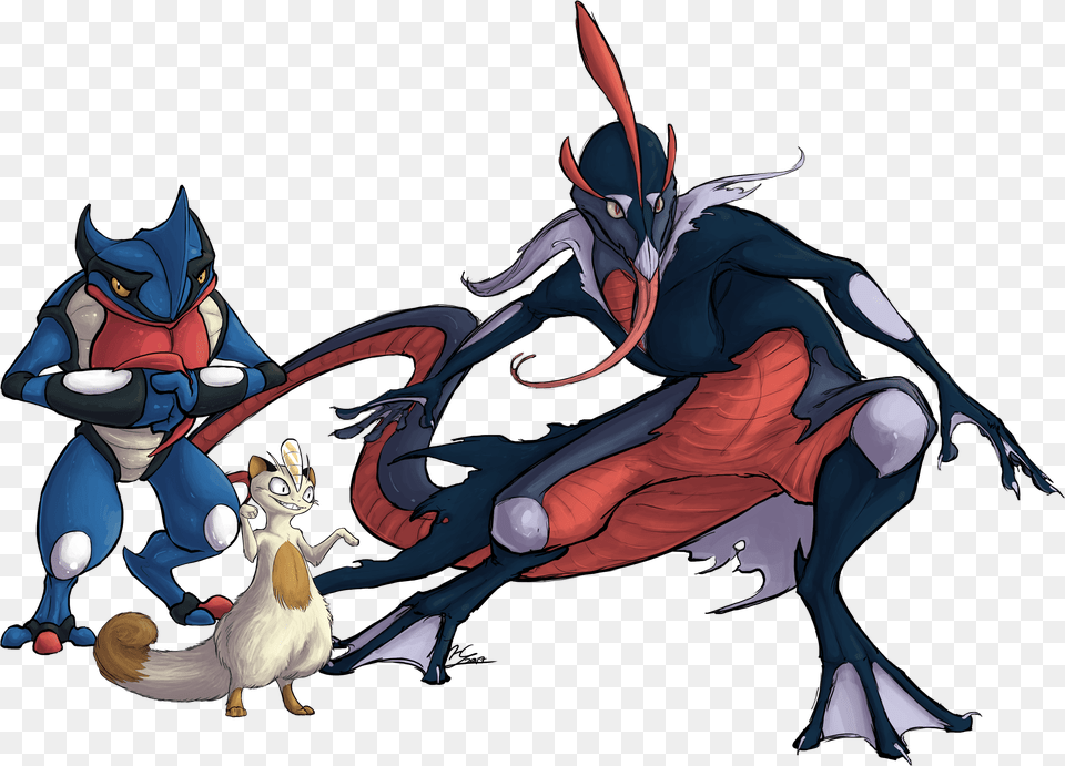 Greninja Toxicroak Image Pokemon Greninja Fusion, Baby, Person, Adult, Female Png