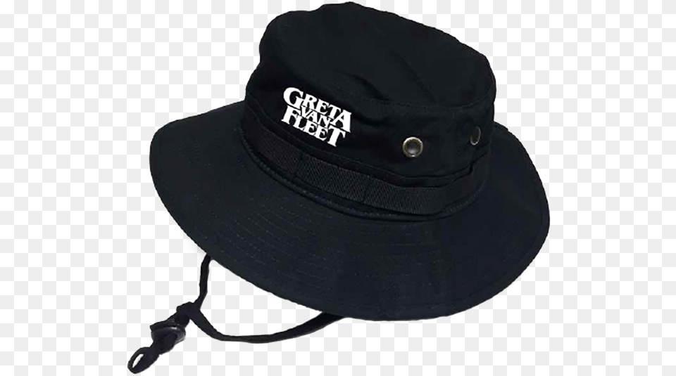 Greta Van Fleet Black Fishing Hat Cowboy Hat, Clothing, Sun Hat, Cap Png
