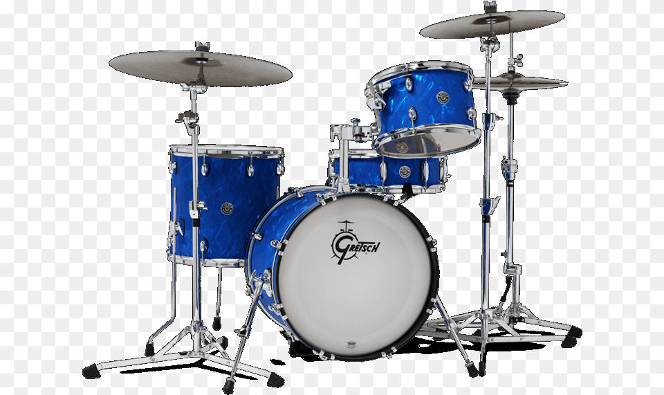 Gretsch Catalina Club Jazz Blue Flame, Drum, Musical Instrument, Percussion Free Transparent Png