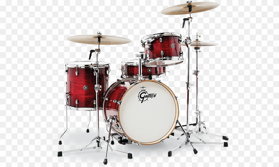 Gretsch Catalina Club Jazz Crimson Burst, Musical Instrument, Drum, Percussion Free Transparent Png