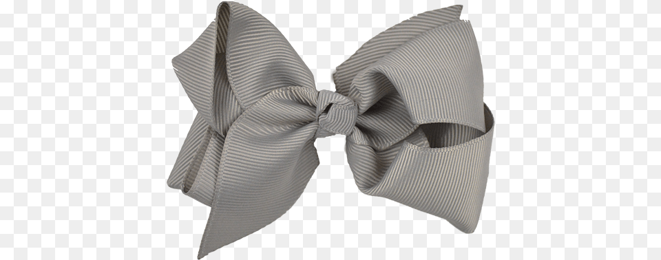 Grey 10cm Ribbon Bow Grey Ribbon Bow, Accessories, Formal Wear, Tie, Bow Tie Png