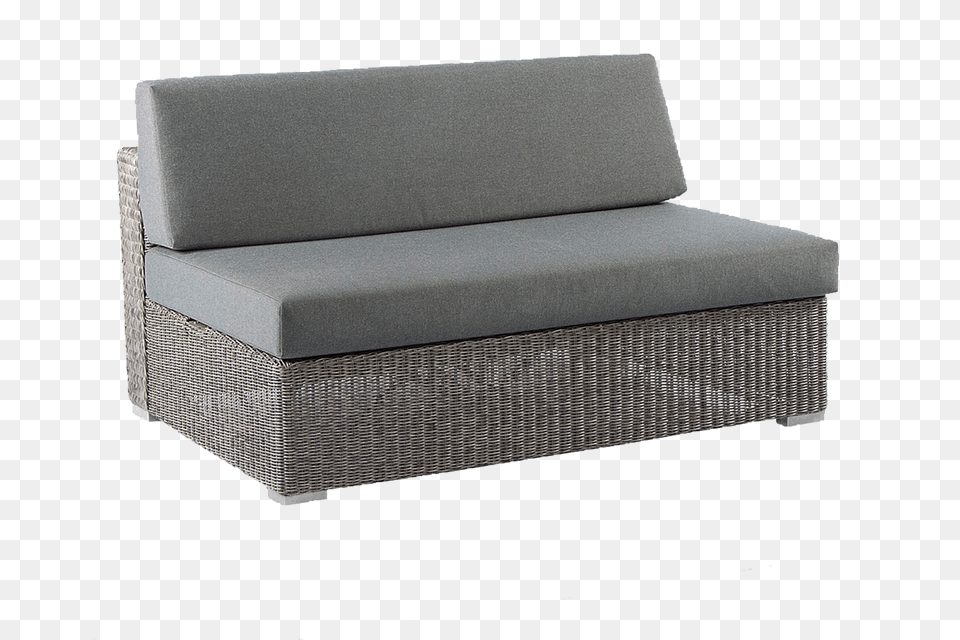 Grey 2 Seater Rattan Sofa, Couch, Furniture Free Transparent Png