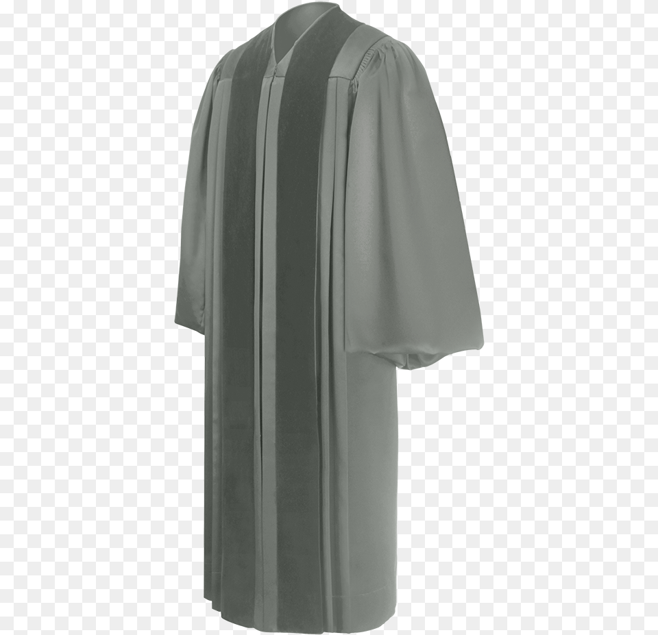Grey Academic Dress, Fashion, People, Person, Clothing Png Image