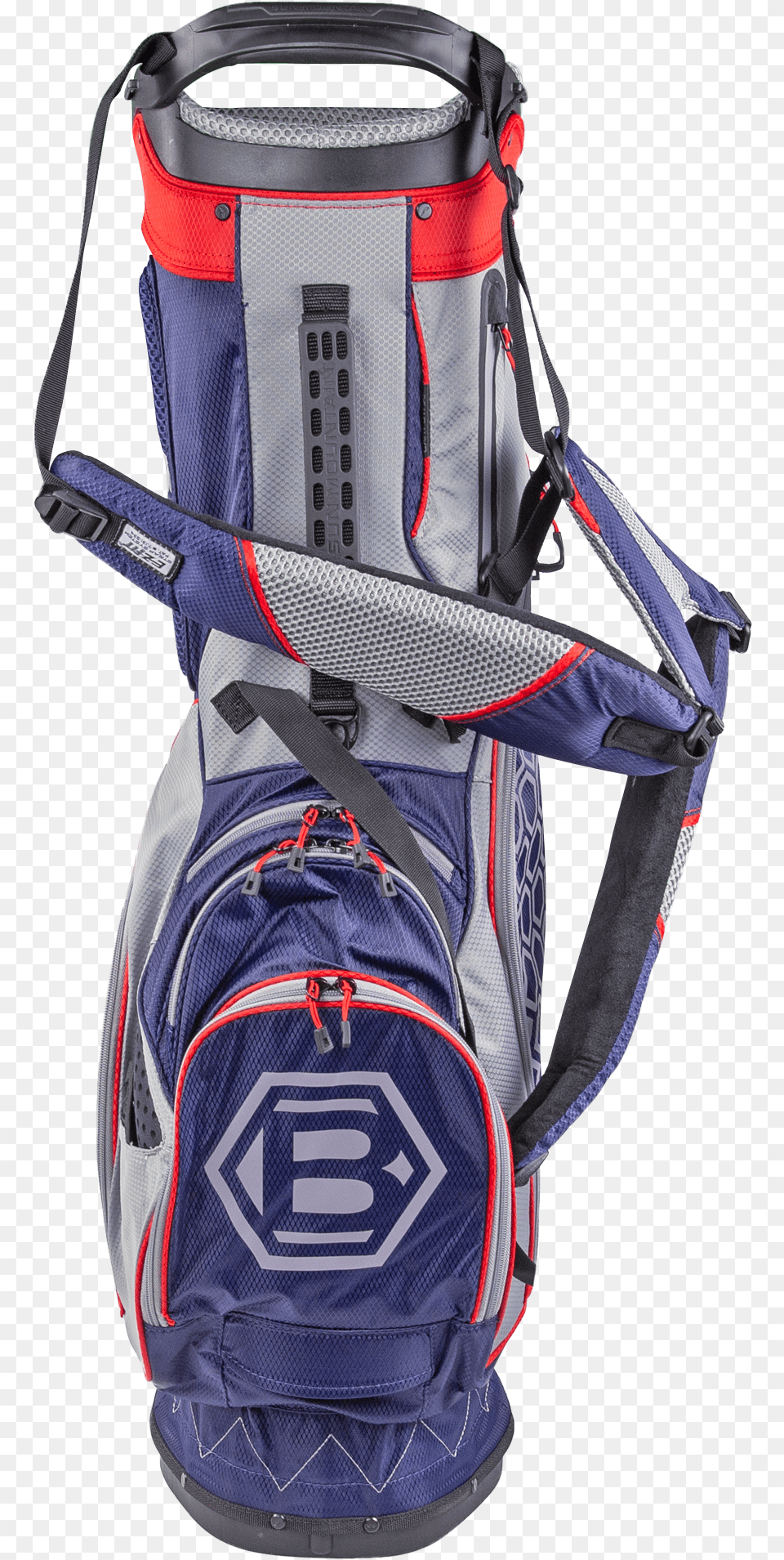 Grey Amp Navy Stand Golf Bag Golf, Backpack Free Png Download