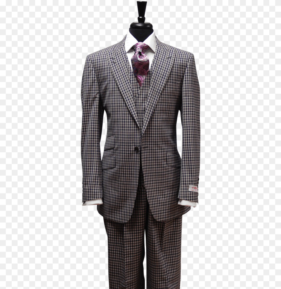 Grey And Purple Suit, Clothing, Formal Wear, Tuxedo, Accessories Png Image