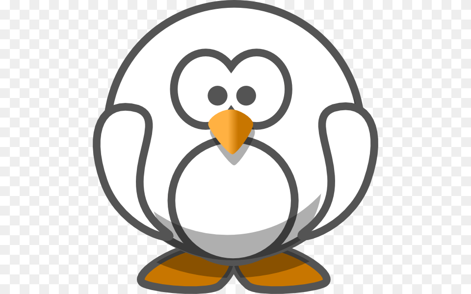 Grey And White Penguin Svg Clip Arts Clip Art, Animal, Bird Free Png Download