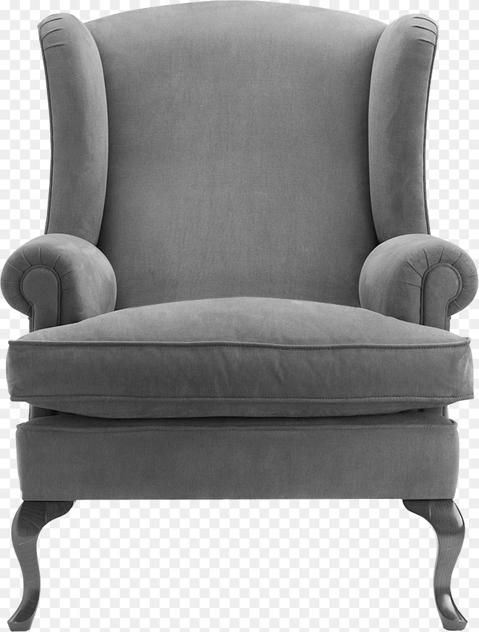 Grey Armchair, Chair, Furniture Png Image