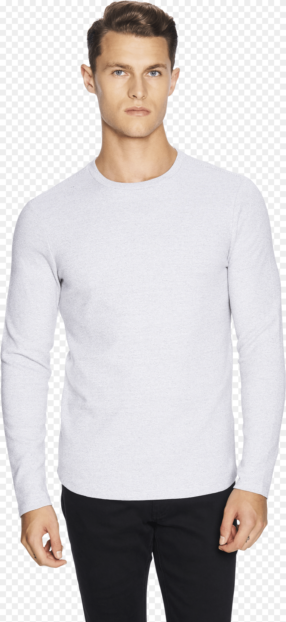 Grey Arnold Muscle Fit Top Maglia Guess Uomo Bianca Free Png Download