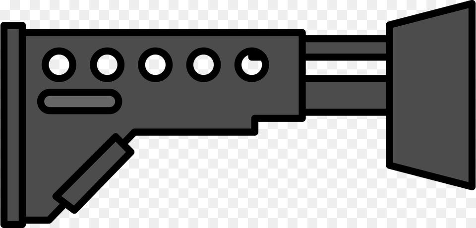 Grey Barrel Clipart, Firearm, Gun, Rifle, Weapon Png Image