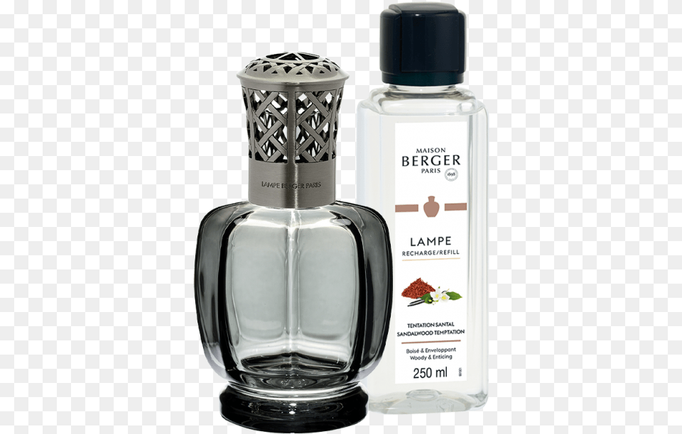 Grey Belle Poque Lampe Berger Gift Pack Parallel, Bottle, Cosmetics, Perfume Free Transparent Png