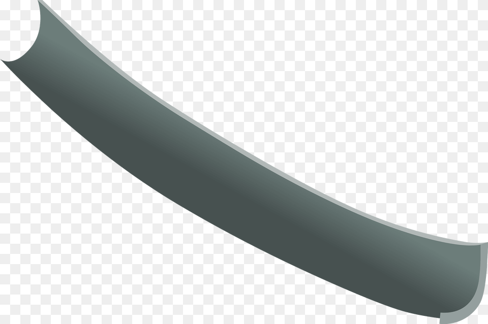 Grey Bent Pipe Clipart, Sword, Weapon Free Png Download