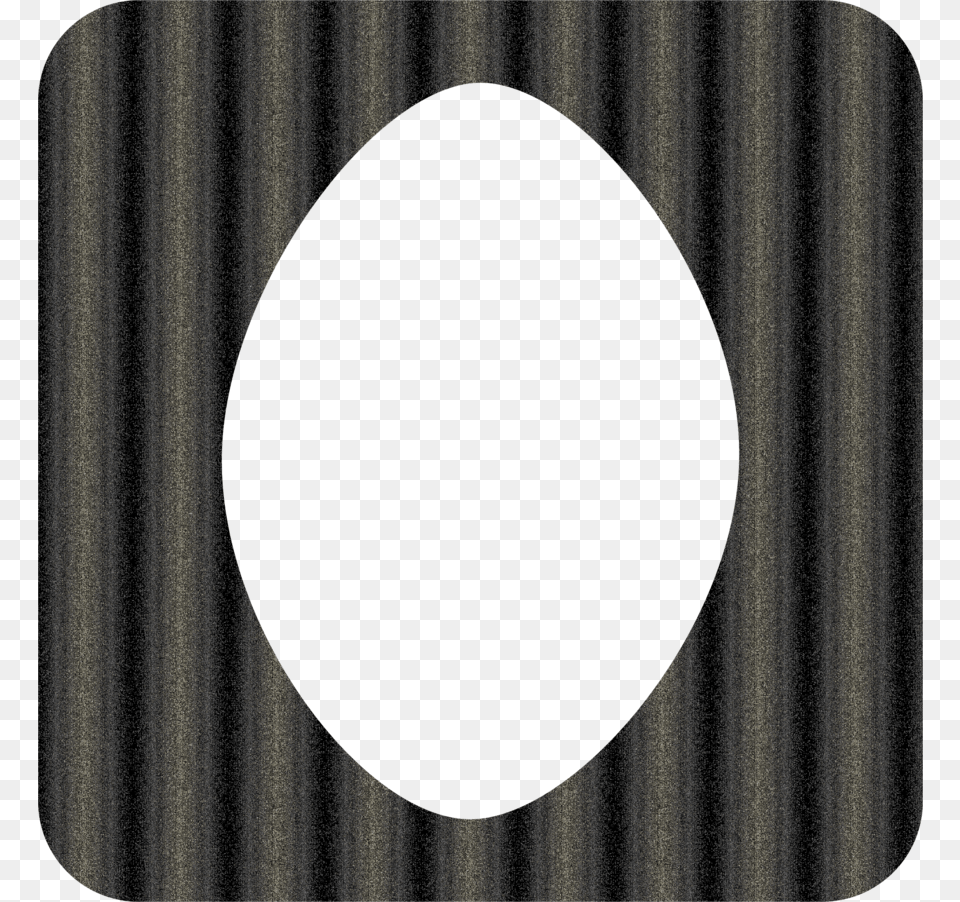 Grey Black Oval Frame, Home Decor Free Png