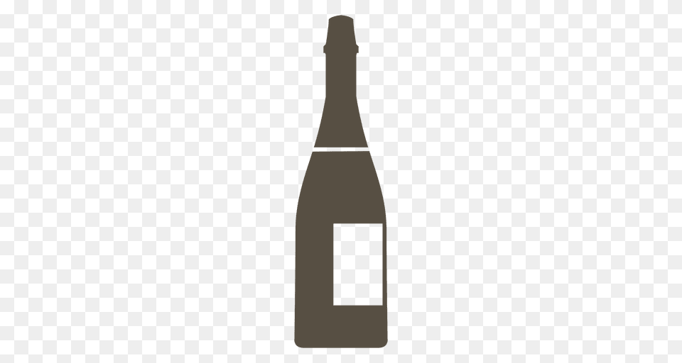 Grey Blank Champagne Bottle, Alcohol, Beverage, Liquor, Wine Png Image