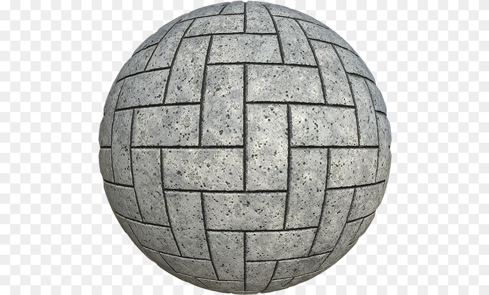 Grey Brick Texture In Herringbone Pattern Seamless Sphere, Path, Ball, Football, Soccer Png Image