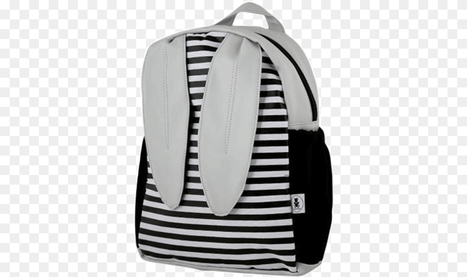 Grey Bunny Ears Amp Stripes Backpack Handbag, Bag Png