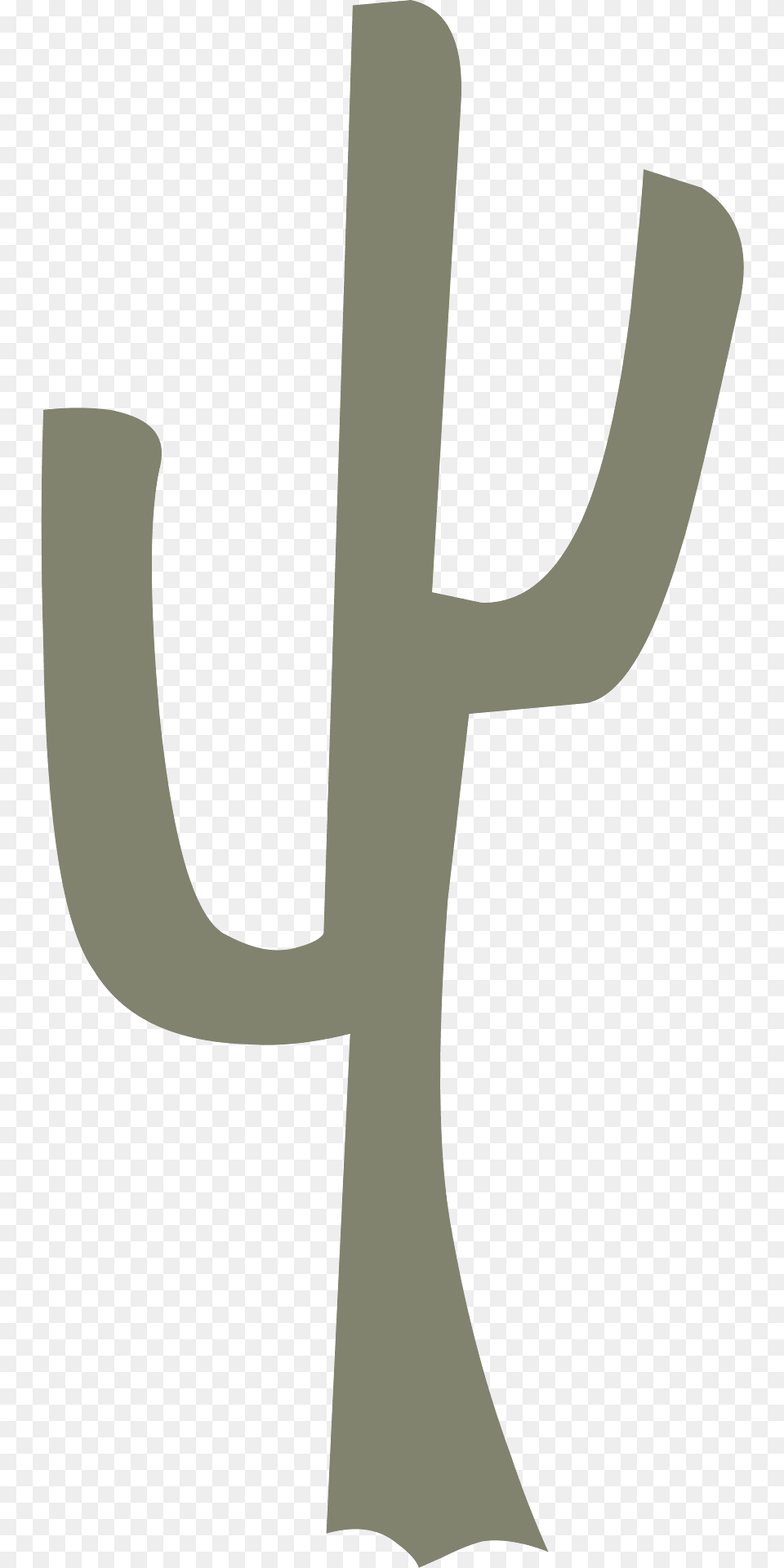 Grey Cactus Clipart Free Transparent Png