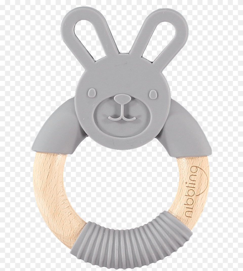 Grey Chewy Bunny Teether, Smoke Pipe, Rattle, Toy, Device Free Png Download