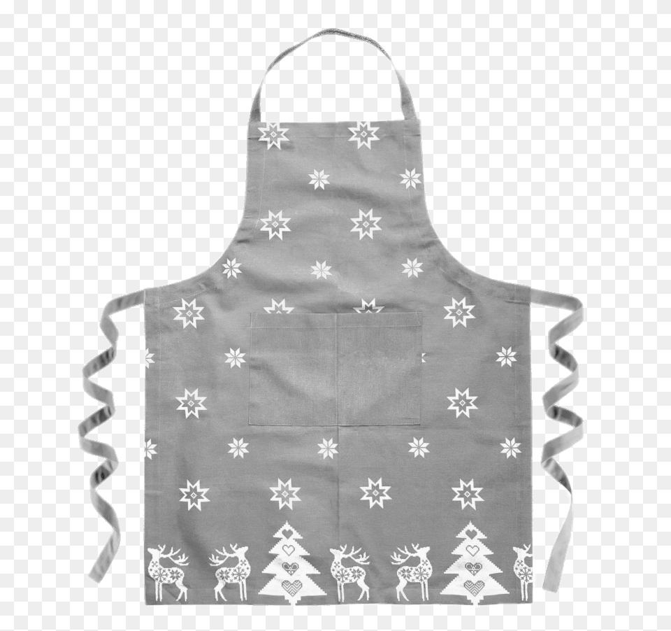 Grey Christmas Apron, Clothing, Flag Free Png Download