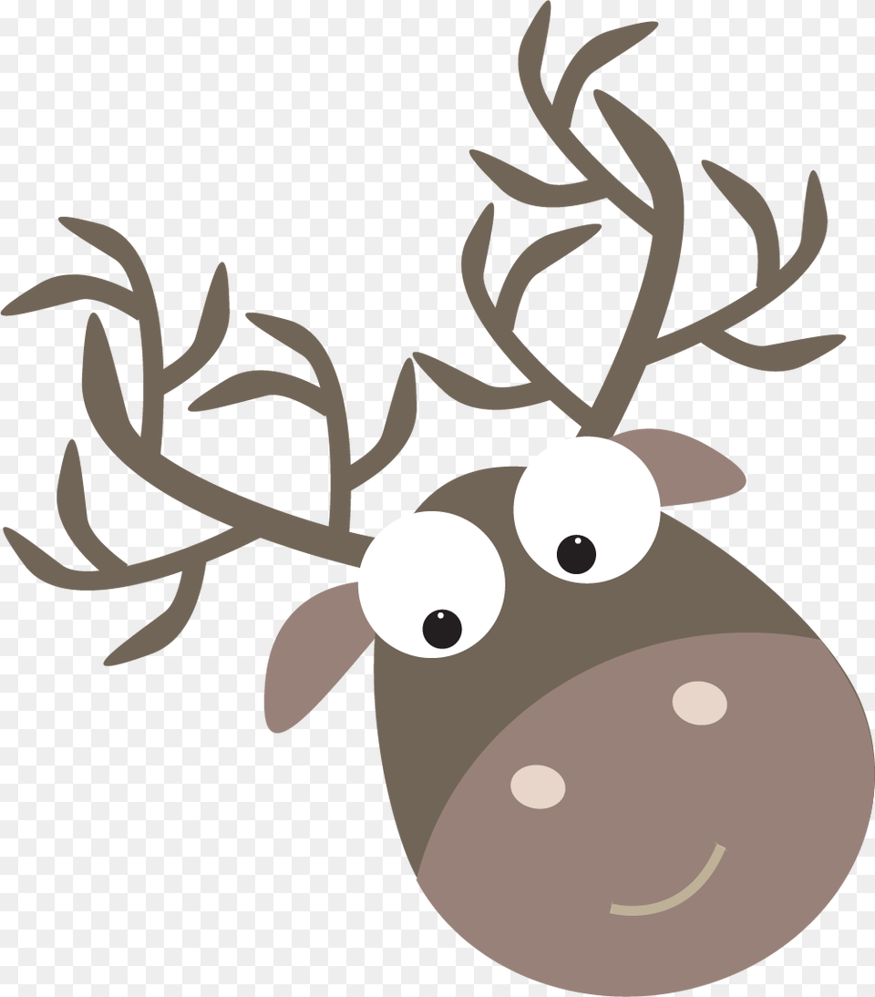 Grey Clipart Reindeer, Animal, Vegetable, Produce, Plant Free Transparent Png