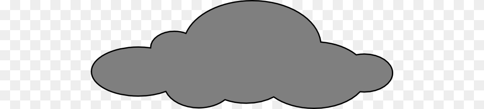 Grey Cloud Clip Art Grey Cloud Clipart, Silhouette Free Transparent Png