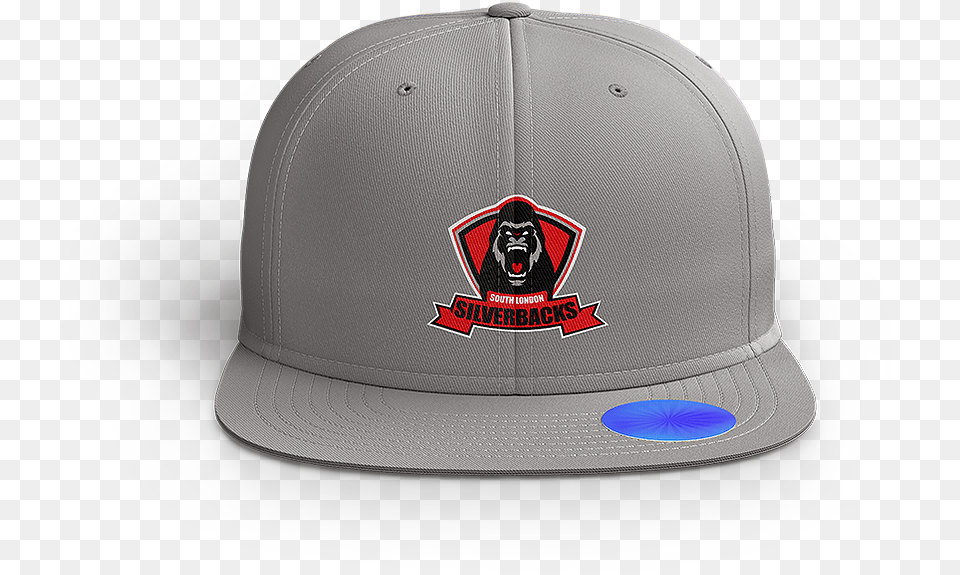 Grey Club Snapback Baseball Cap, Baseball Cap, Clothing, Hat, Logo Free Png Download