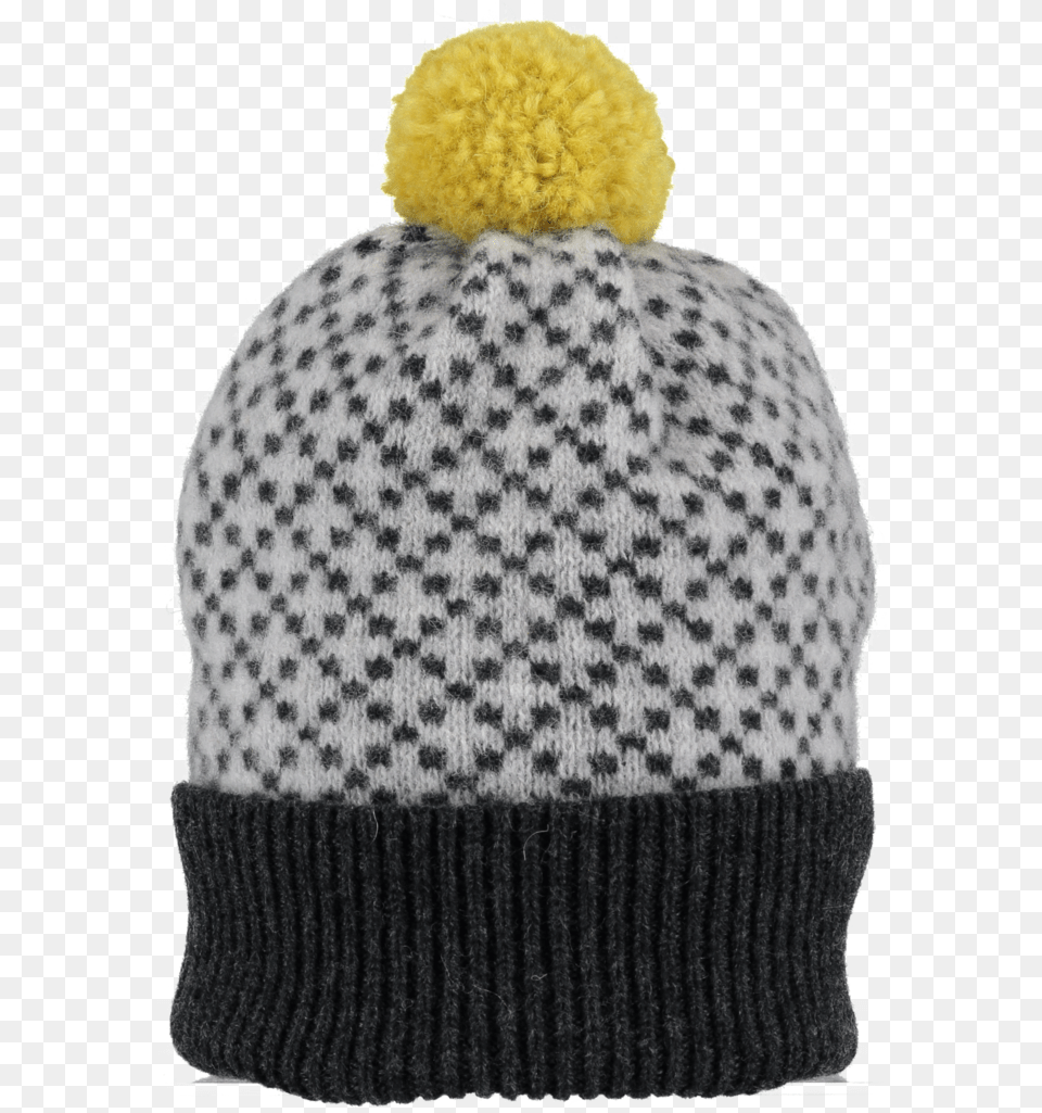 Grey Cross Lambswool Bobble Hat Mens Bobble Hats Uk, Beanie, Cap, Clothing, Doll Free Png