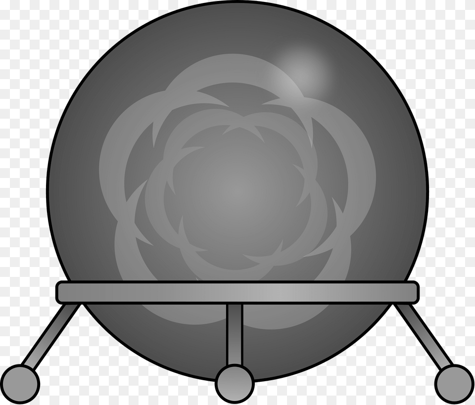 Grey Crystal Ball Large Clipart, Sphere, Hot Tub, Tub Free Png Download