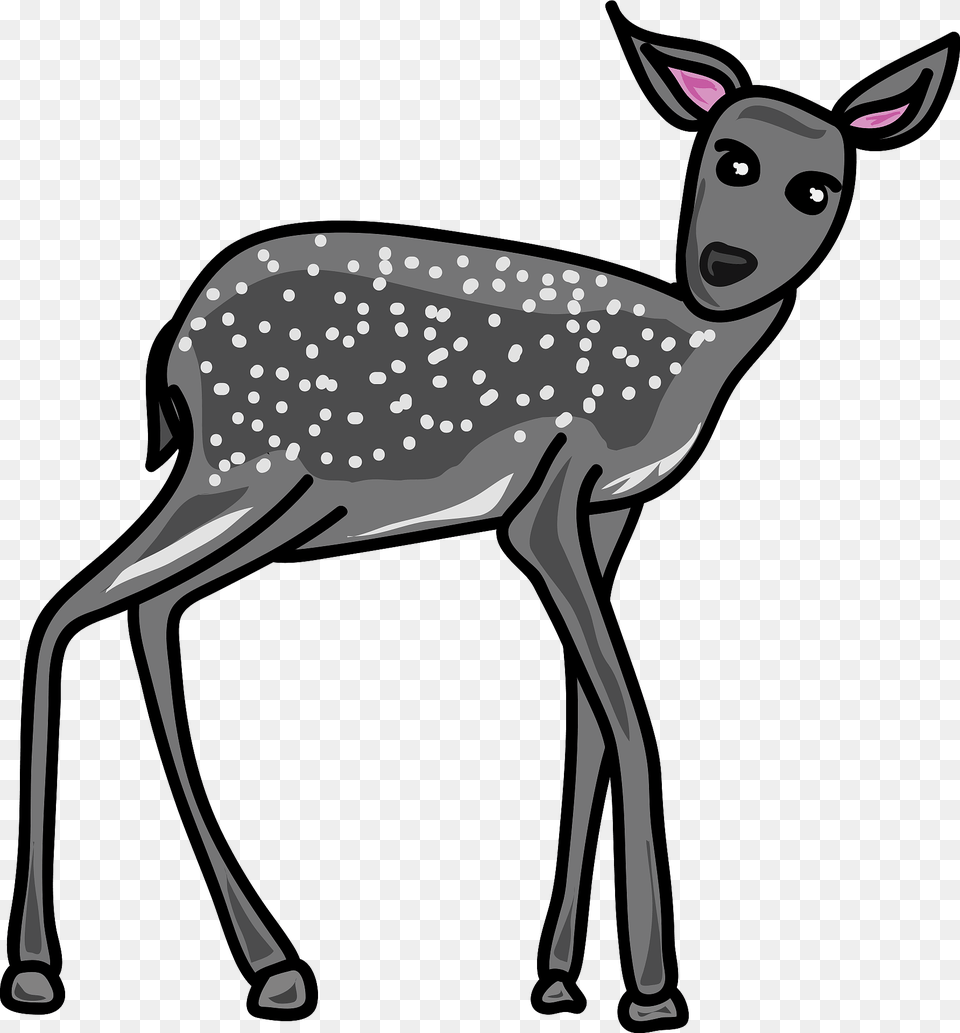 Grey Deer Clipart, Animal, Mammal, Wildlife, Kangaroo Free Transparent Png